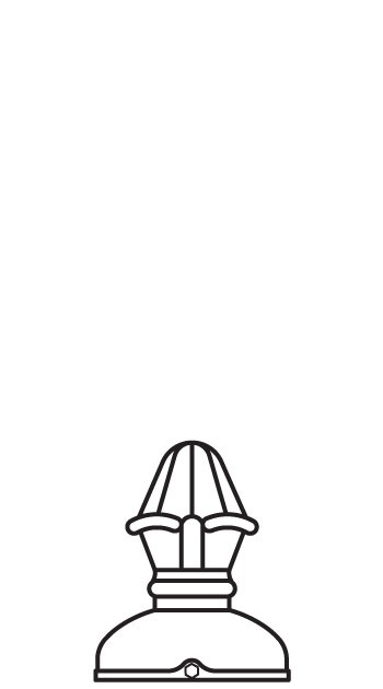 Drawing of F0004 Finial