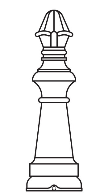 Drawing of F0010 Finial