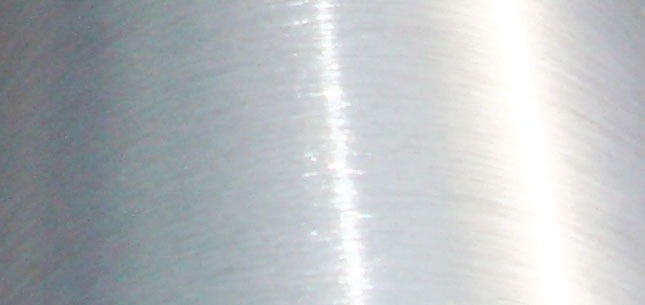 Aluminum pole close-up