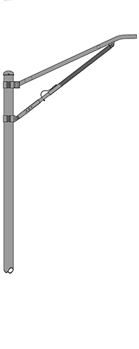 Illustration of Hapco's Vibration Isolation Arm