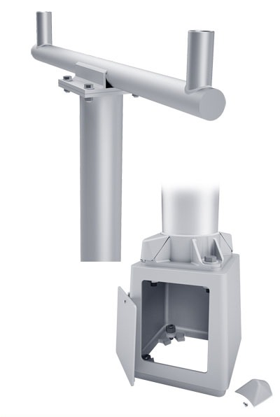 aluminum t-base double cross arm